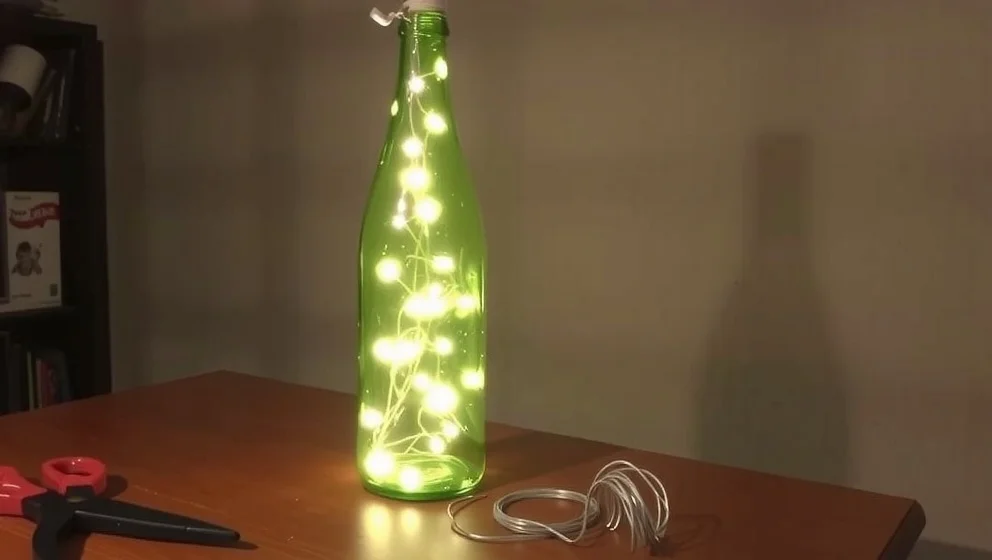 Gör din egen lampa av en flaska