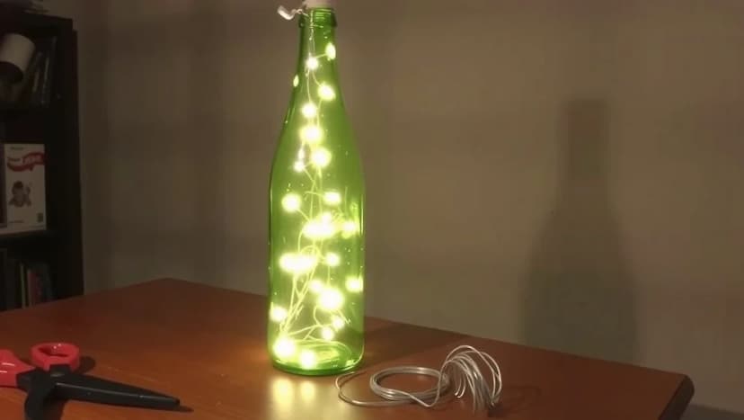 Gör din egen lampa av en flaska
