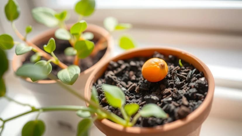 Odla apelsinträd från kärna hemma