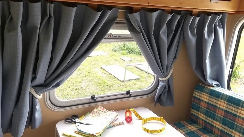 Sy egna gardiner till husvagn själv