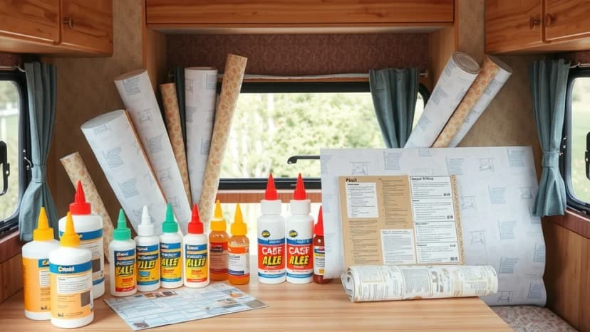 Vilket lim ska du välja för tapetsering av husvagn