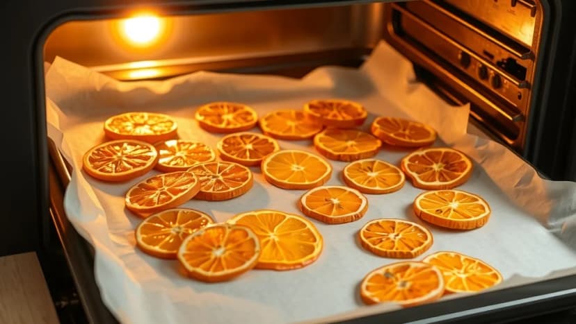 Så torkar du apelsinskivor i ugnen hemma